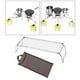 thumbnail image 1 of Rejilla de acero inoxidable Shamjiam portátil plegable para fogón Parrilla de Camping hornillo de Gas, 1 of 8