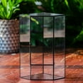 thumbnail image 3 of NCYP Geometric Large Glass Terrarium with Door, for Plants, Moss Wall Landscapes 6.1" x 6.1" x 11.8" (Terrarium Only), 3 of 9