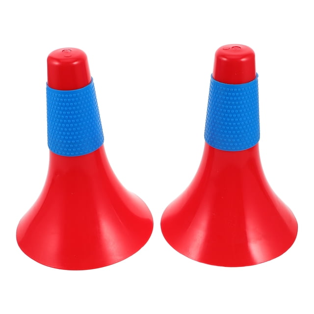 KAKOWELY 2 conos marcadores, barrera de cubo, conos deportivos para entrenamiento de agilidad, fútbol, baloncesto, conos de plástico para ejercicios de agilidad y agarre rápido.