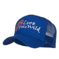 thumbnail image 2 of Lure of the Wild Embroidered Mesh Cap - Royal OSFM, 2 of 5