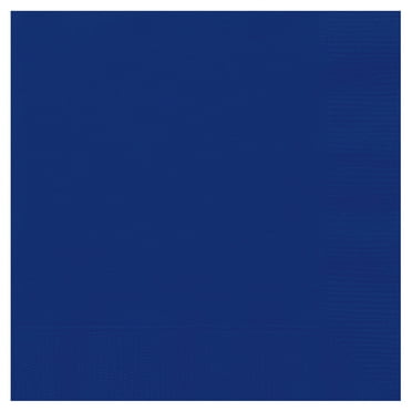 6.5" x 6.5" Disposable Deep Navy Paper Napkins, 24 Count, by Way To Celebrate