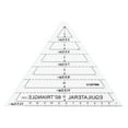 thumbnail image 4 of JZROCKER Equilateral for Triangle Sewing Ruler Drawing Drafting MeasureTemplate DIY Cloth, 4 of 7