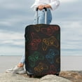 thumbnail image 4 of Uemuo Gamepad Joystick Game Printed Washable Luggage Cover - Fashion Suitcase Protector Fits 18-32 Inch Luggage -X-Large, 4 of 9