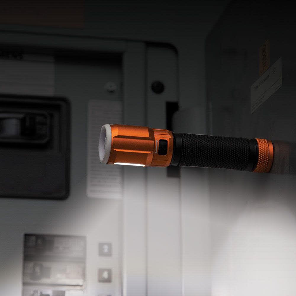 Klein Tools Flashlight With Worklight Rechargeable