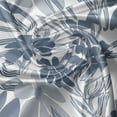 thumbnail image 7 of Ambesonne Floral Valance & Curtain, Pastel Colors with Leaves, 55"x45", Pale Grey Slate Blue, 7 of 7