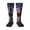 3 Black, variant on Women's Knee High Socks Blue Flag Autism Awareness Outdoor Casual Tube Socks