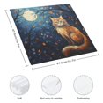 thumbnail image 3 of WERPE Cute Cat Polyester Cloth Napkins for Farmhouse Party Dining Table Decor Party Dinner Decoration Washable Napkins 4 PCS, 3 of 7
