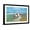 Black Frame, variant on Art.com Surfer with Long Board, Retro Art Print, 36" x 24"