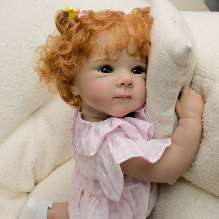 Adorable Reborn Baby Dolls - 18 inch Lifelike Realistic Baby Doll Real Life Baby Dolls Newborn Girl Posable Full Body Vinyl Gift with Full Accessories for Kids, Parents, Collectors
