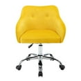 thumbnail image 5 of JINS&VICO Swivel Office Chair for Living Room/Bed Room, Modern Leisure Office Chair Office Chair(Color:Yellow), 5 of 7
