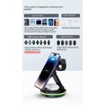 thumbnail image 5 of Magnetic three in one wireless fast charging dock, suitable for wireless charging of mobile phones, watches, and headphones, suitable for iPhone 15 14 13 12 11 Pro Max and Apple Watch iwacth AirPods, 5 of 16