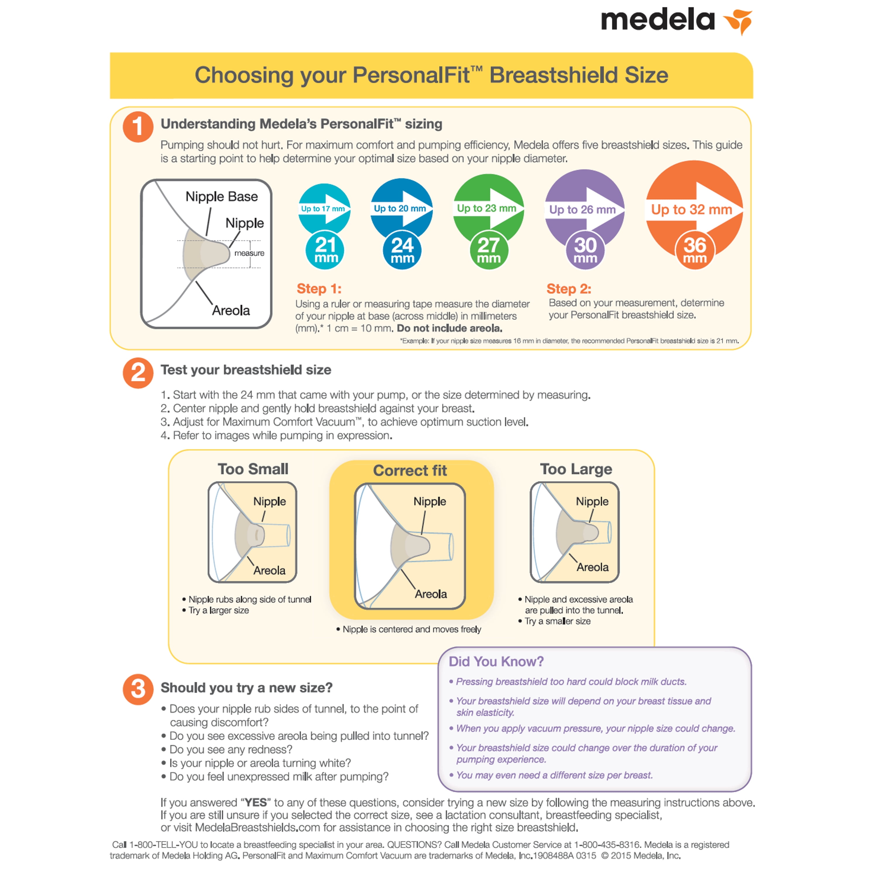 Medela PersonalFit Breast Shields 27mm Large 2Ct