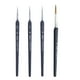 thumbnail image 1 of EeaseMX 4 pinceles con punta de pelo de lobo, pinceles profesionales para detalles finos, pintura y dibujo., 1 of 7