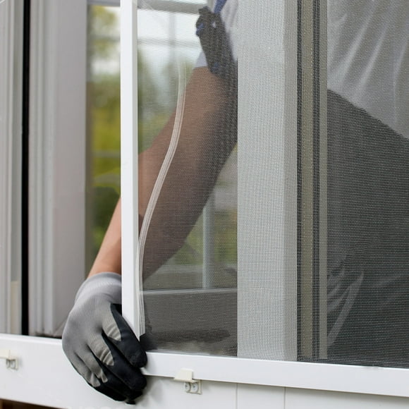 Luxshiny Window Screen Frame Kit Window Screen Spline Thermoplastic Rubber Secure Window Screen For Homeowners 1Set