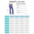 thumbnail image 7 of BALEAF Women's Fleece Lined Pants Yoga Pants Warm Thermal Winter High Waisted Straight Leg Leggings with 6 Pockets Navy Blue L, 7 of 7