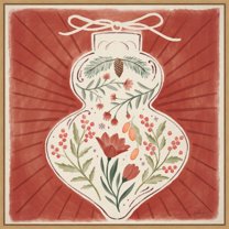 Amanti Art Winter Blooms VII Framed Canvas Wall Art Print