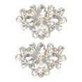 thumbnail image 4 of Raindrops Golden Crystal Shoe Clips for Women Rhinestone Shoe Decoration Elegant Accessories for Various Occasions Size 1 Pair, 4 of 8