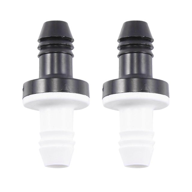 2pcs 3/8 Inch 10mm Inline Abs One Way Water Non Return Check Valve For Fuel Gas Liquid Air
