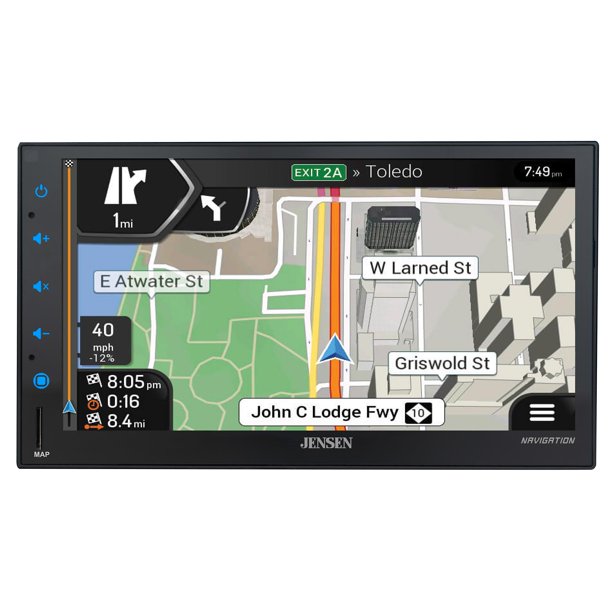 Jensen CMN8620 6.8" Touchscreen Double DIN Navigational Mechless