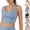 Blue, variant on Sports Bra for Women BWASD U Back Wirefree Padding Crop Top Full Coverage Support Breathable Lift Seamless Stretch Yoga Gym Workout Everyday Bra Green S-XXL