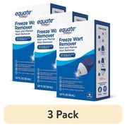 (3 pack) Equate Freeze Wart Remover with Precision Metal Tip, 1.6 fl oz for Common and Plantar Warts