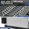 thumbnail image 4 of Stainless Steel Dish Drying Rack - Large Capcity 304 Grade Dish Drainer for Kitchen Counter with Drain Board, Utensil Holder & Detachable Cup Shelf, Rustproof Multifunctional Organizer, 4 of 6