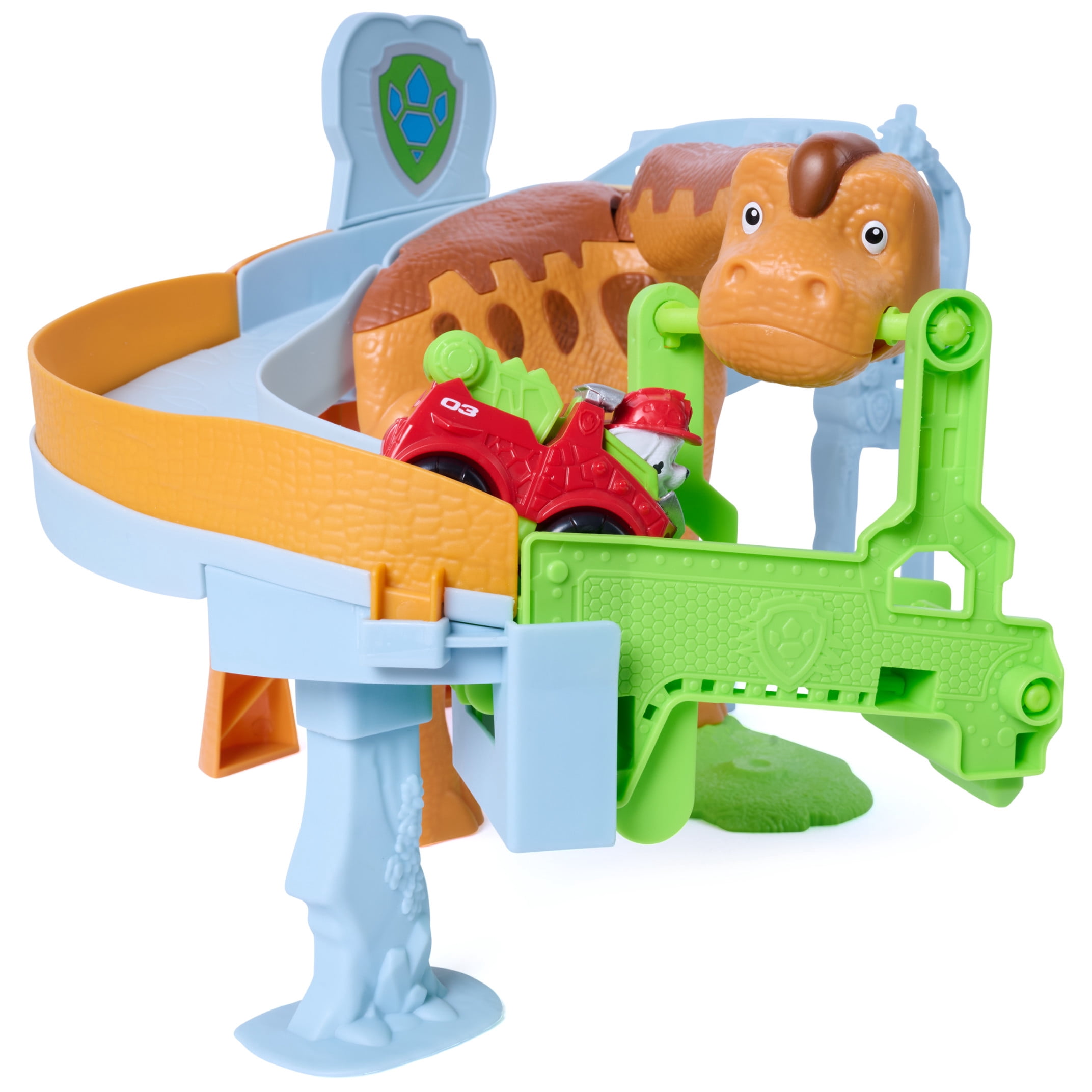 PAW Patrol: The Dino Movie Lift & Race Dino Playset, Ages 3+