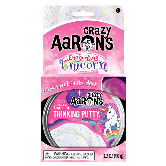 Crazy Aaron's Enchanting Unicorn Glow-in-the-Dark Thinking Putty