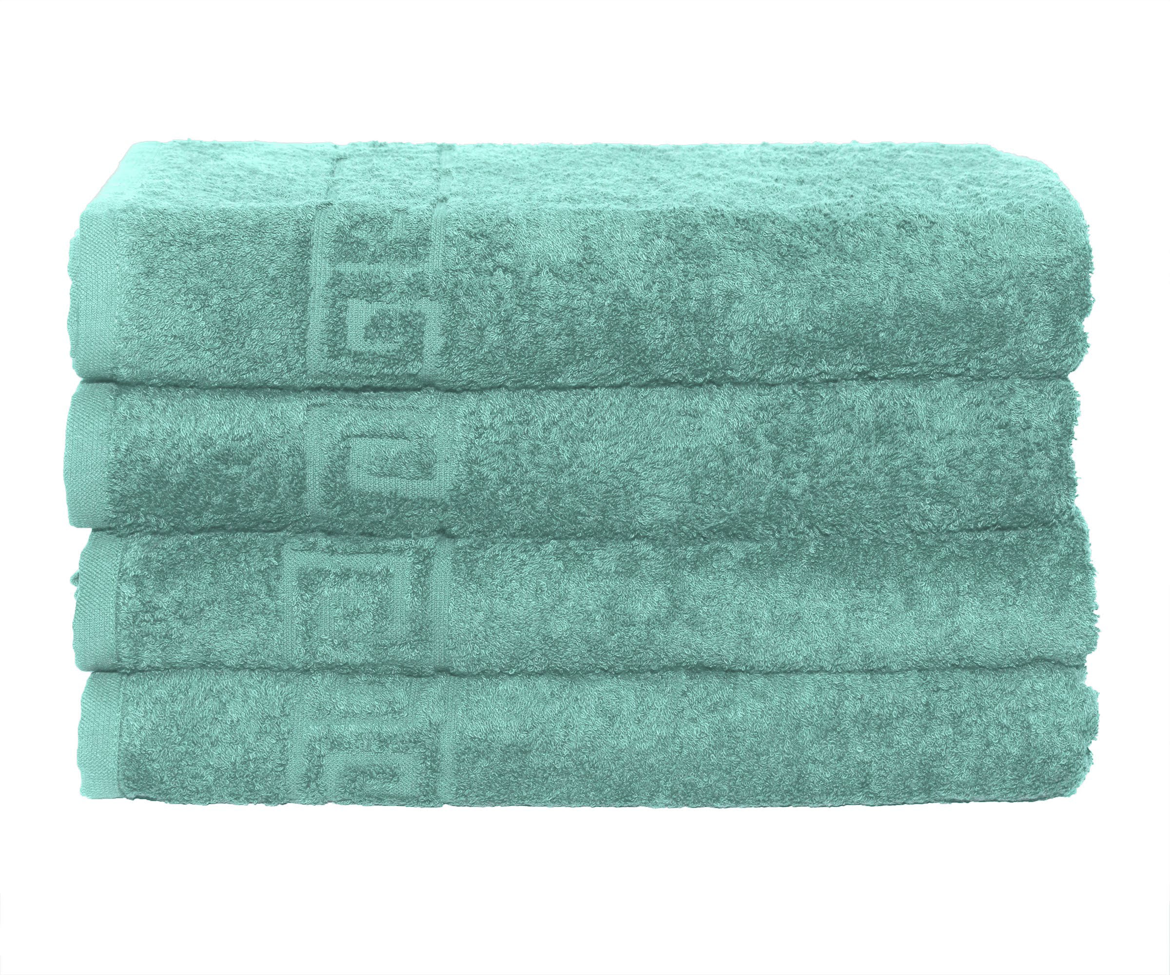 Bath Towel Cotton Set 4 Pcs Towels 28x56 Inch 500GSM Extra Soft Absorbent Contex 