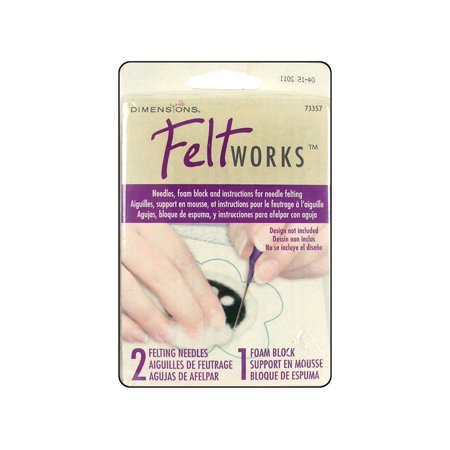 UPC: 0088677733575 | Dimensions Needle Felting Set 2 Needle Foam Block
