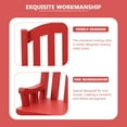 thumbnail image 4 of Phenofice Mini House Accessory European Retro Style Wood Chair 1Pack, 4 of 8