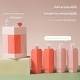 thumbnail image 2 of 4-in-1 Travel Bottle Set, Leak Proof Travel Size Toiletries Containers Portable Refillable Liquid Lotion Dispenser for Shampoo Conditioner Soap Cosmetic Items, Pink, 2 of 4