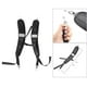 thumbnail image 5 of correas de hombro correa de hombro de repuesto ajustable con Clips y ganchos tirarere reflectante para bolsas de deporte libre negro, 5 of 8