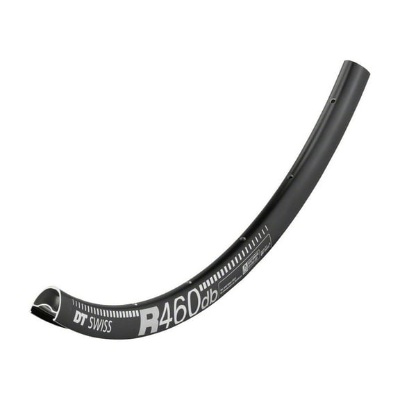 DT Swiss R 460 700c Tubeless-Ready Road Disc Rim: 28h, Black