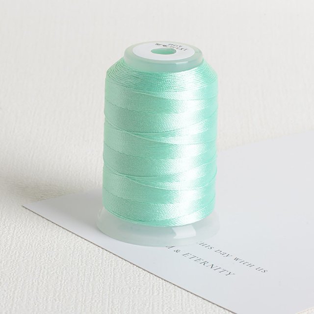 BUYISI 350 Meters/Roll Embroidery Sewing Thread Diy Handmade Cross Stitch Sewing Tool For Weaving Bracelets Bead Chains Tower Line A134