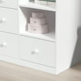 Hitow Baby Changing Table Dresser Nursery Chest with Storage, 5 Drawers