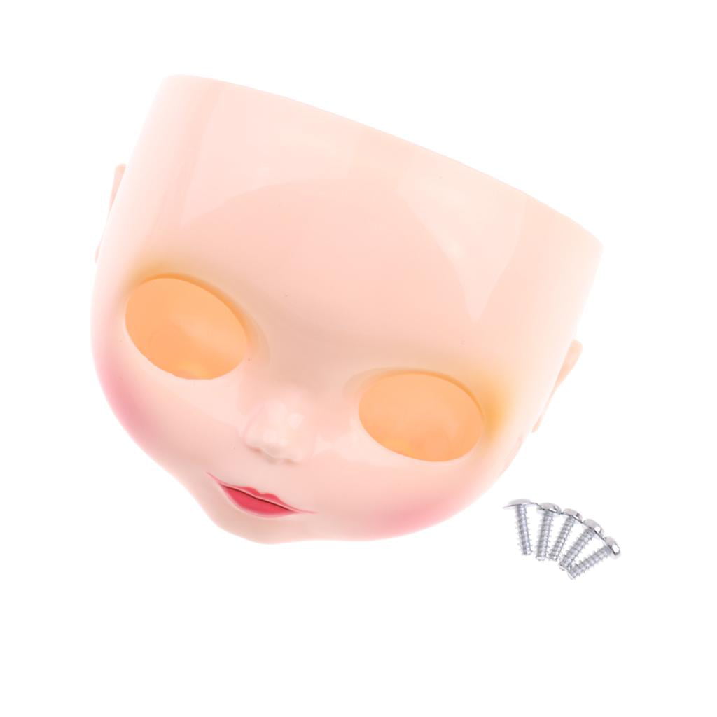 1 Piece DIY Doll Makeup Plastic Faceplate Head for Blythe Custom DIY Accessory 
