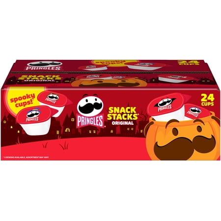 Pringles Original Potato Crisps Chips, Halloween Snacks, 24 Count