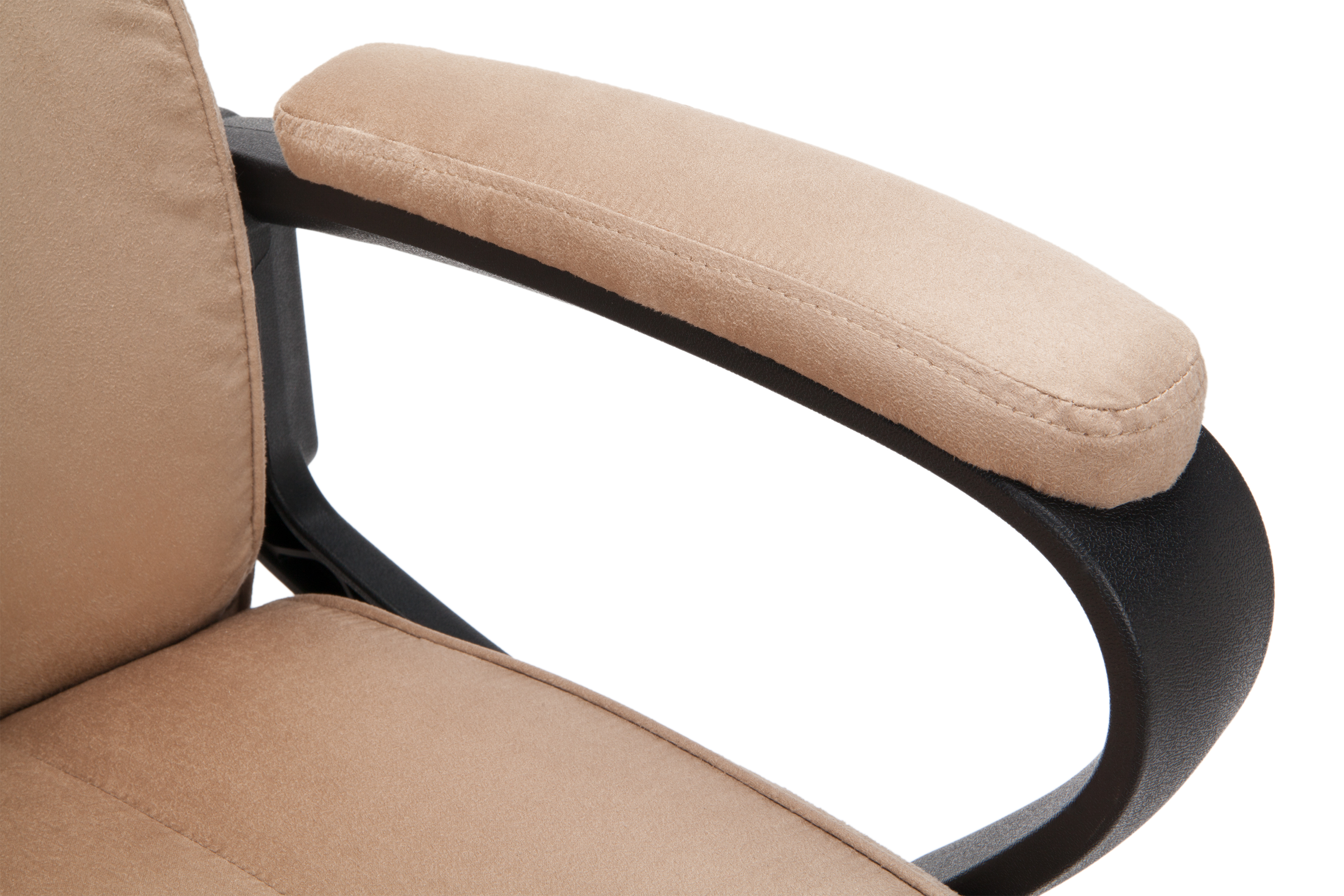 OFM, Plush High-Back Microfiber Office Chair, in Tan (ESS-3081-TAN)