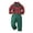 Red, variant on Toddler Dress Suit Baby Boys Clothes Sets Shirts Suspenders Pants Gentleman Outfits Suits
