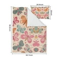 thumbnail image 5 of Flower and Butterfly Duvet Cover and Pillowcase Set for Single Bedding, Bedroom Accessories for Kids Teens, 5 of 5