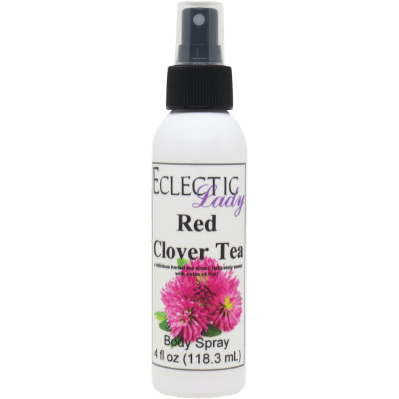 Red Clover Tea Body Spray, Eclectic Lady, Hydrating Mist, Unisex, 4 oz