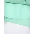 thumbnail image 6 of TiaoBug Kids Girls Party Dress Ruffles One Shoulder Bridesmaid Wedding A-line Gown, 6 of 6