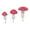 Red, variant on Cheers US 3Pcs/Set Mushroom for Garden, Glow in The Dark Fairy Garden Decor Accessories, Micro Landscape, Mushroom Statue