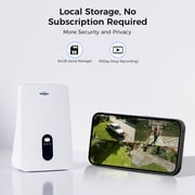 Hiseeu 2K/4MP Solar Security Camera with Base Station, Spotlight, Expandable 10 Channel, with 64G Free Storage Wireless Outdoor Camera, Waterproof PIR Detection, Home Surveillance System Camera