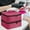 Rose Red, variant on DOLITY Carrying Tote Bag Brushes Nail Lamp Cosmetic Case Nail Polish Organizer Case Rose Red