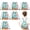 Style 1, variant on 12 Pcs 8th Birthday Cartoon Underwater World Theme Drawstring Backpack, Lightweight Sports Sackpack for Daily Use, Travel, and Birthday Party Decorations 27x34cm