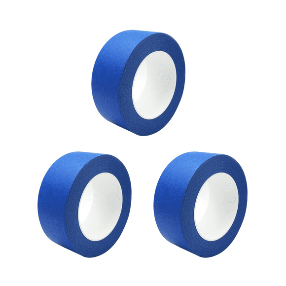 Blue Painters Tape 2 Inch Blue Painters Masking Tape Bulk for Multi-Surface Produce Sharp Lines Residue-Free