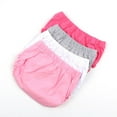 thumbnail image 3 of YOPTOP Short pour Bébé Bloomer Culottes pour Bébé Élastiques Couleur Unie Short PP Short 100 % Coton, Rouge, 3 of 5