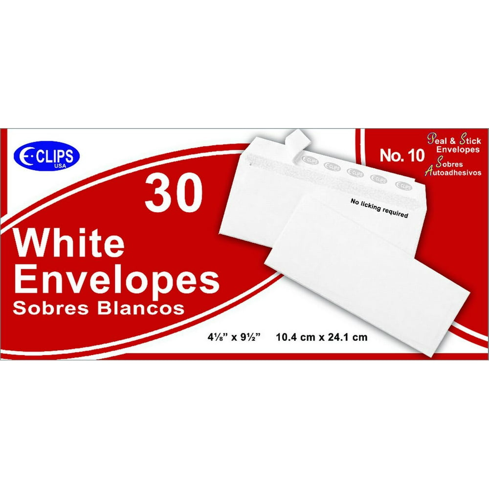 Self Seal Envelopes 30 Count 10 Case Pack 24 Walmart self-seal-envelopes-30-count-10-case-pack-24-walmart